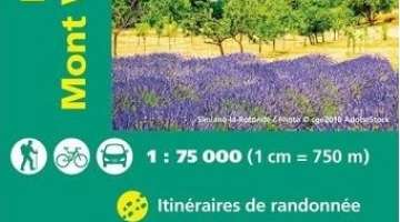 Carte Luberon-Ventoux  1/75 000ème - IGN : TOP 75 N°34